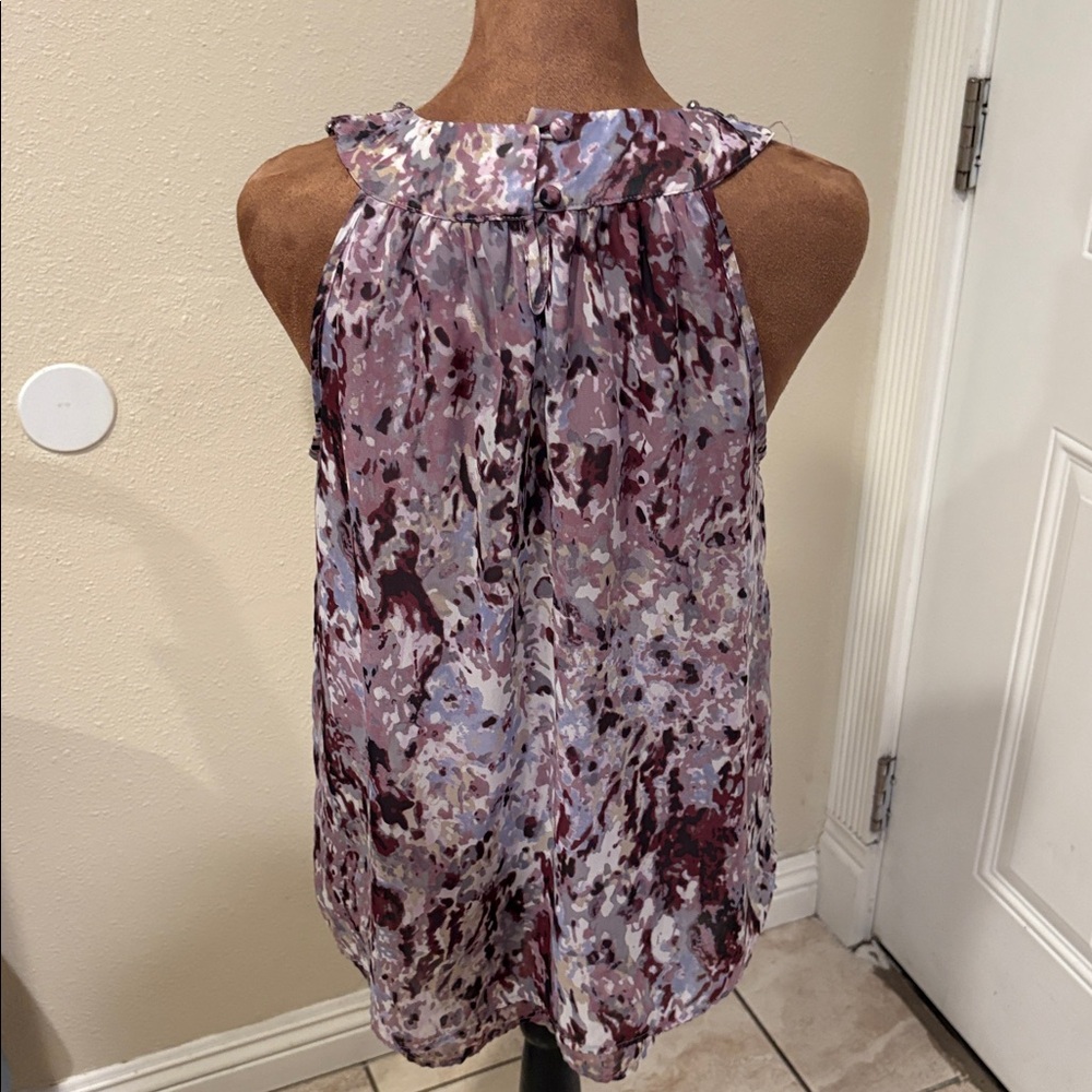 Covington Purple and Gray Embellished Tank Top - Picture 3 of 4